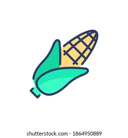 Corn icon in vector. Logotype