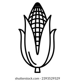 Corn icon vector on trendy design
