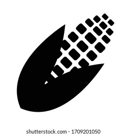 Icono de maíz Vector. Símbolo de maíz dulce. 