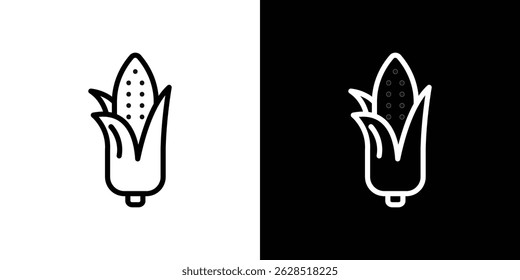 Corn icon vector for web, computer and mobile apps