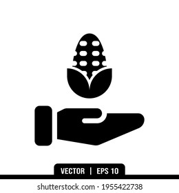 Corn icons vector collection, illustration logo template in trendy style. Suitable for many purposes.
