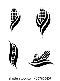Corn icons - vector illustration
