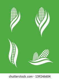 Corn icons - vector illustration