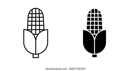 Corn icons vectors graphic designs