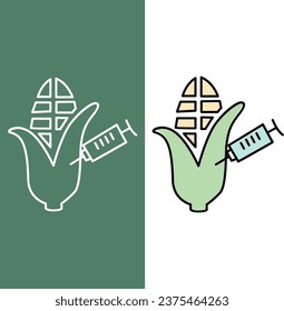 corn intervened transgenic vegetable icon