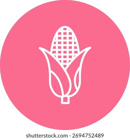 Estilo de Círculo de Cor da Linha de Milho