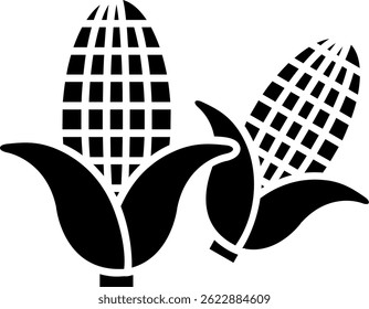 Design de ícone de vetor Corn Line