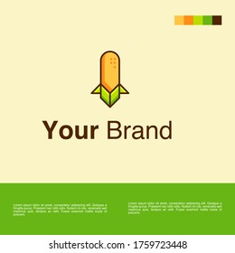 Corn logo for Avatar and icon Design 