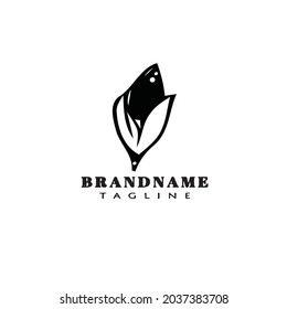 corn logo design template icon modern vector illustration