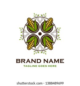 corn logo design your company