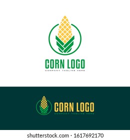 Corn Logo for Farm and Food Industry