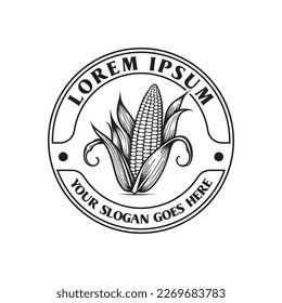 corn logo , farm logo vector