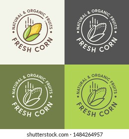 Corn Logo Icon Design Vector