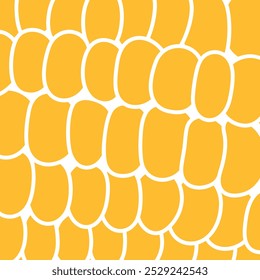 Corn logo. Isolated corn on white background