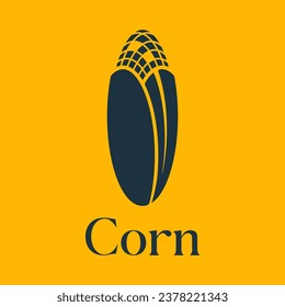 Corn logo vector illustration. Corn icon.