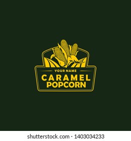 Corn Logo Vintage Design Vector