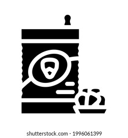 corn maize gluten free glyph icon vector. corn maize gluten free sign. isolated contour symbol black illustration