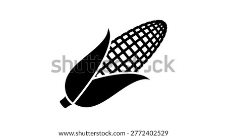 Corn Maize Icon Simple Vector