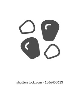 Corn nuts glyph modern icon