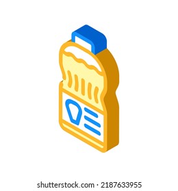 corn oil isometric icon vector. corn oil sign. isolated symbol illustration