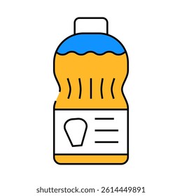 corn oil line icon vector. corn oil sign. isolated symbol illustration