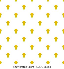 Corn pattern seamless in flat style for any design