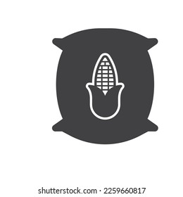 Corn Sack Icon Sign Symbol 