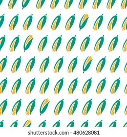 Corn seamless pattern. Example for tablecloths or other textiles.
