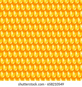 Corn Seamless Pattern Texture