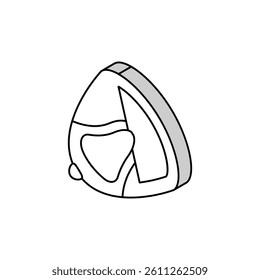 corn seed isometric icon vector. corn seed sign. isolated symbol illustration