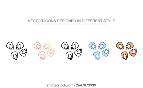 Corn Seeds icon design with white background stock illustration