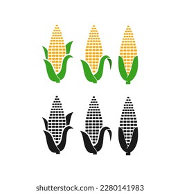 corn set design template illustration