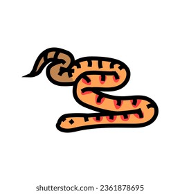 corn snake animal snake color icon vector. corn snake animal snake sign. isolated symbol illustration