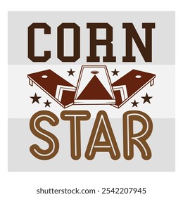 Corn Star, Cornhole Champion, Cham, Cornhole T-shirt Design, Cornhole T-shirt Design, Bean Bag Board,  Shirt Png,  Corn Star, Sports, Game, Cornhole Lover, Bundle, 