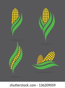 Corn symbols - vector illustration