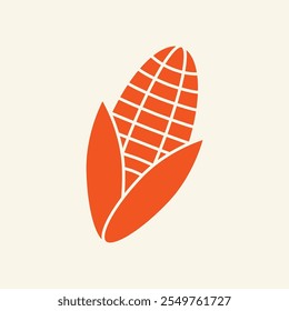 Corn arte moderna elegante ilustração vetor abstrato colorido aplicado design.eps