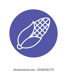 Ícone De Contorno De Círculo Vetorial De Milho. Arquivo Eps 10