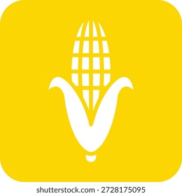 Ilustración de diseño de icono de Vector de maíz