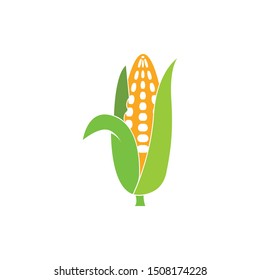 corn vector icon illustration design template