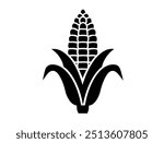 Corn vector icon illustration. corn symbolizing agriculture and the essence of farming. corn vector icon isolated on a white background.