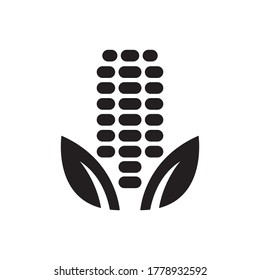 corn vector icon logo design