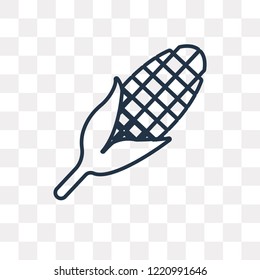 Corn vector outline icon isolated on transparent background, high quality linear Corn transparency concept can be used web and mobile