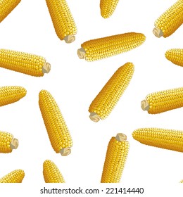 corn vector seamless pattern illustration clip art