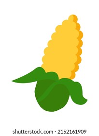 Corn Vegetable Icon. Healthy food. Vector illustration