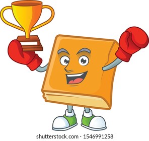 cornbread in the cartoon character boxing winner shape
