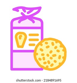 cornbread food color icon vector. cornbread food sign. isolated symbol illustration