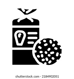 cornbread food glyph icon vector. cornbread food sign. isolated symbol illustration