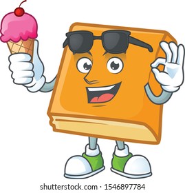 cornbread ripe with nutrition with ice cream icon.