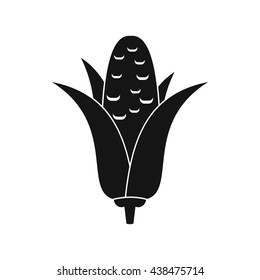 Corncob icon, simple style