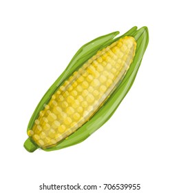 Corncob, sketch for your design